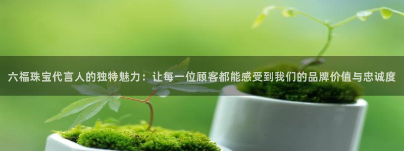 新航娱乐官方首页：六福珠宝代言人的独特魅力：让每一位顾客都能